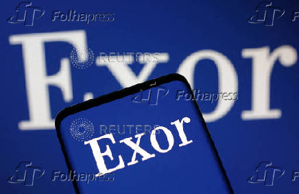 FILE PHOTO: Illustration shows Exor logo
