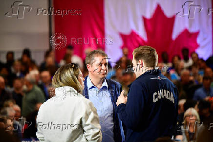 Conservative Party of Canada's leader Pierre Poilievre holds a rally in Saskatoon