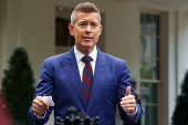 US Transportation Secretary Sean Duffy speaks to the media at the White House