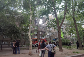 Aftermath of a Russian drone attack in Mykolaiv