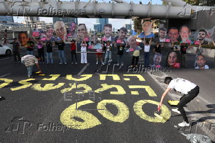 600 days on, protesters in Tel Aviv call for hostages release