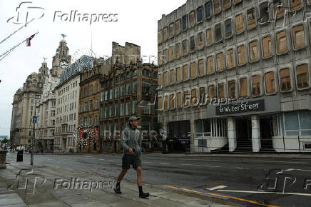 Aftermath of an incident where a car hit fans at the Liverpool parade