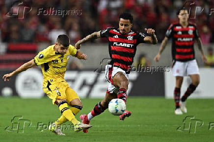 Partida entre Flamengo e Deportivo Táchira válida pelo Copa Libertadores 2025.