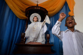 People celebrate Saint John the Baptist, in Ocumare de la costa