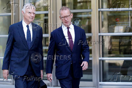 FILE PHOTO: Mark Johnson exits following a hearing at the U.S. Federal Court in Brooklyn, New York
