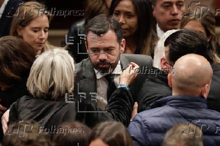 Uribe Turbay es velado en el mismo salón del Capitolio donde se homenajeó a sus abuelos