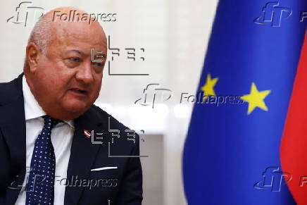 Austria's Chancellor Christian Stocker visits Serbia