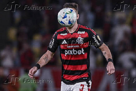 Partida válida pela Copa Libertadores da América entre Flamengo e Internacional