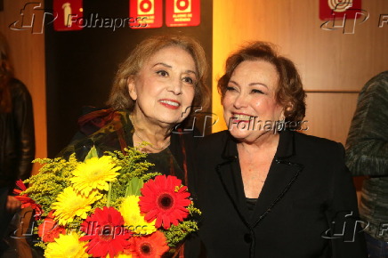 Eva e Nicette na estreia de