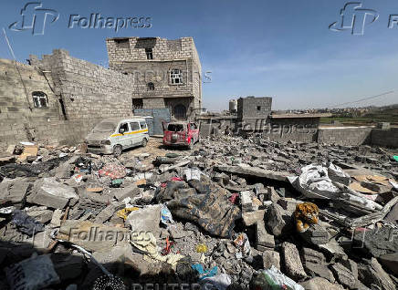 Aftermath of U.S. airstrike in Sanaa