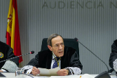 Acto de toma de posesión de los magistrados Manuela Fernández Prado, Alonso Guevara, Fernando Ruiz Piñeiro y Ramón Gallo como presidentes de las salas de Apelación, Penal, Contencioso-Administrativo y Social de la Audiencia Nacional
