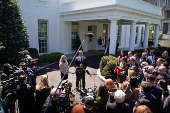 Federal Reserve Bank of Richmond President Thomas Barkin speaks at the White House