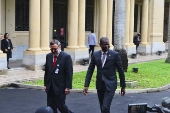 Chegada dos Chanceleres que participarão da primeira reunião do BRICS no RJ