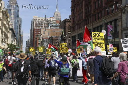 May Day rally and march at Union Square in New York