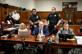 Weinstein appears at Manhattan Criminal Court for his rape and sexual assault trial in New York City