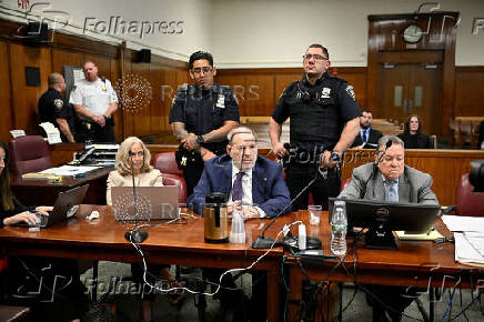 Weinstein appears at Manhattan Criminal Court for his rape and sexual assault trial in New York City