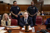 Weinstein appears at Manhattan Criminal Court for his rape and sexual assault trial in New York City