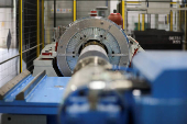 Magna Aluminum Profile's new facility is North America's fully-electric and automated aluminum extrusion line, in Salaberry de Valleyfield