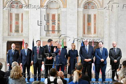 Italy hosts 'Weimar Plus' ministerial meeting on Ukraine and European security