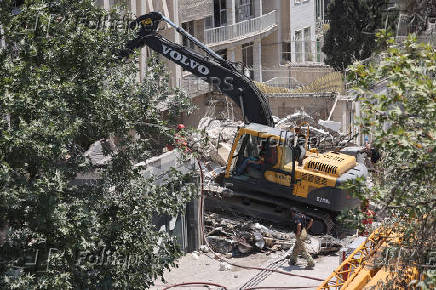Aftermath of Israeli strikes, in Tehran