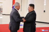 North Korea's Kim meets with Russia's security official Shoigu in Pyongyang