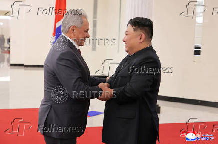 North Korea's Kim meets with Russia's security official Shoigu in Pyongyang