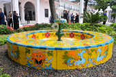 España dona a Panamá una fuente de agua de estilo sevillano para su palacio presidencial