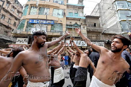Muharram mourning procession in Pakistan