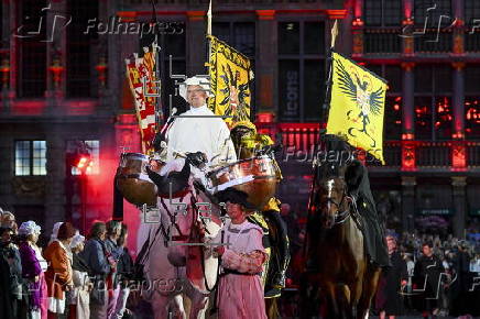 Procession of Ommegang in Brussels