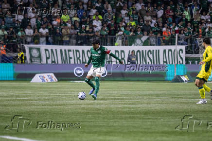 Partida entre Palmeiras e Mirassol pelo Campeonato Brasileiro 2025