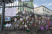 Homenagens à professora Soraya e protesto contra o feminicidio, em Belo Horizonte
