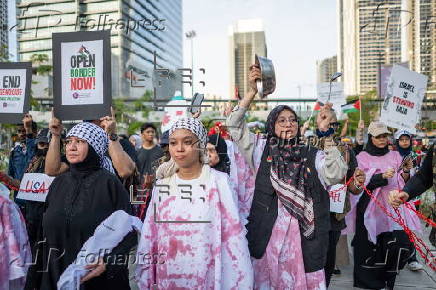 'March for Gaza' rally in Kuala Lumpur calls for end to starvation tactics in Gaza