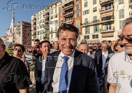 Traditional Feast of the Assumption procession along the port of Nice