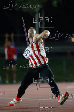 Atletismo: lanzamiento de jabalina masculino
