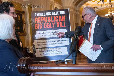 Senate leaders hold press conferences following their weekly policy lunch