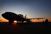 A Multinational MRTT Unit is seen after NATO's Ramstein Flag exercise in Eindhoven