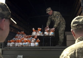 Blessing ceremony of the Easter cakes for the Ukrainian Army in Kyiv