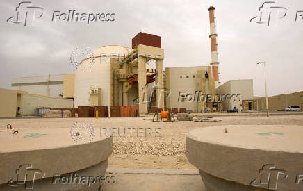 FILE PHOTO: View of the reactor at the nuclear power plant in Bushehr
