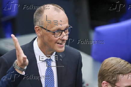 Election of German Chancellor and swearing-in of the cabinet at Bundestag in Berlin