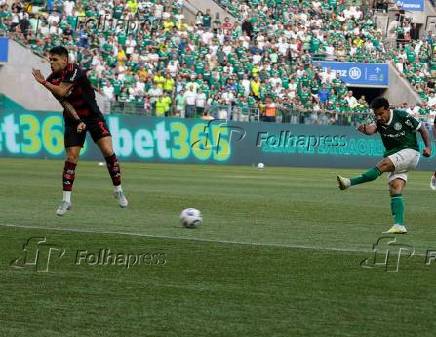 Partida entre Palmeiras e Flamengo