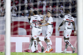 Partida entre são paulo e talleres pela copa libertadores 2025.
