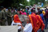 GunaÕs people protest against government social reforms and Memorandums of Understanding between Panama and the U.S, in Akua Yala