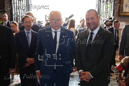 French President Macron on state visit to Monaco