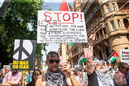 National March for Palestine in London