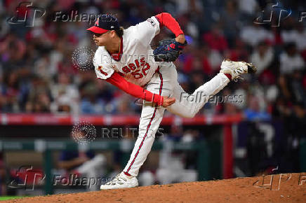 MLB: Texas Rangers at Los Angeles Angels