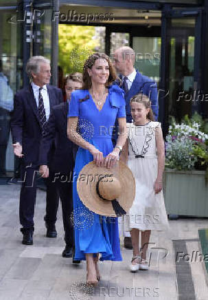 Prince William and Princess Catherine attend the Wimbledon Tennis Men's finals