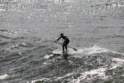 Ressaca do mar no Rio de Janeiro.