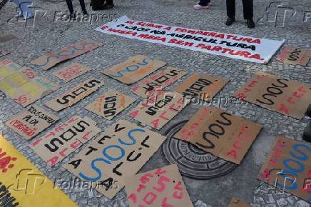 Ato contra a PL da Devastação - Curitiba-PR