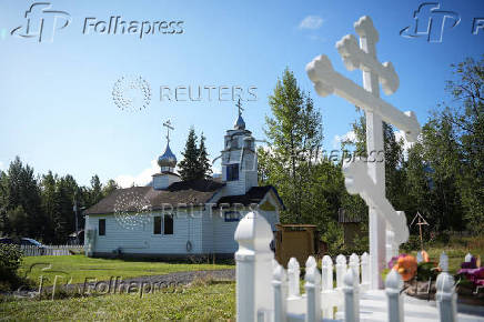Russian Orthodox church is seen in Anchorage