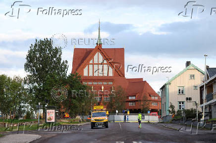 Relocation of the Kiruna's historic wooden church